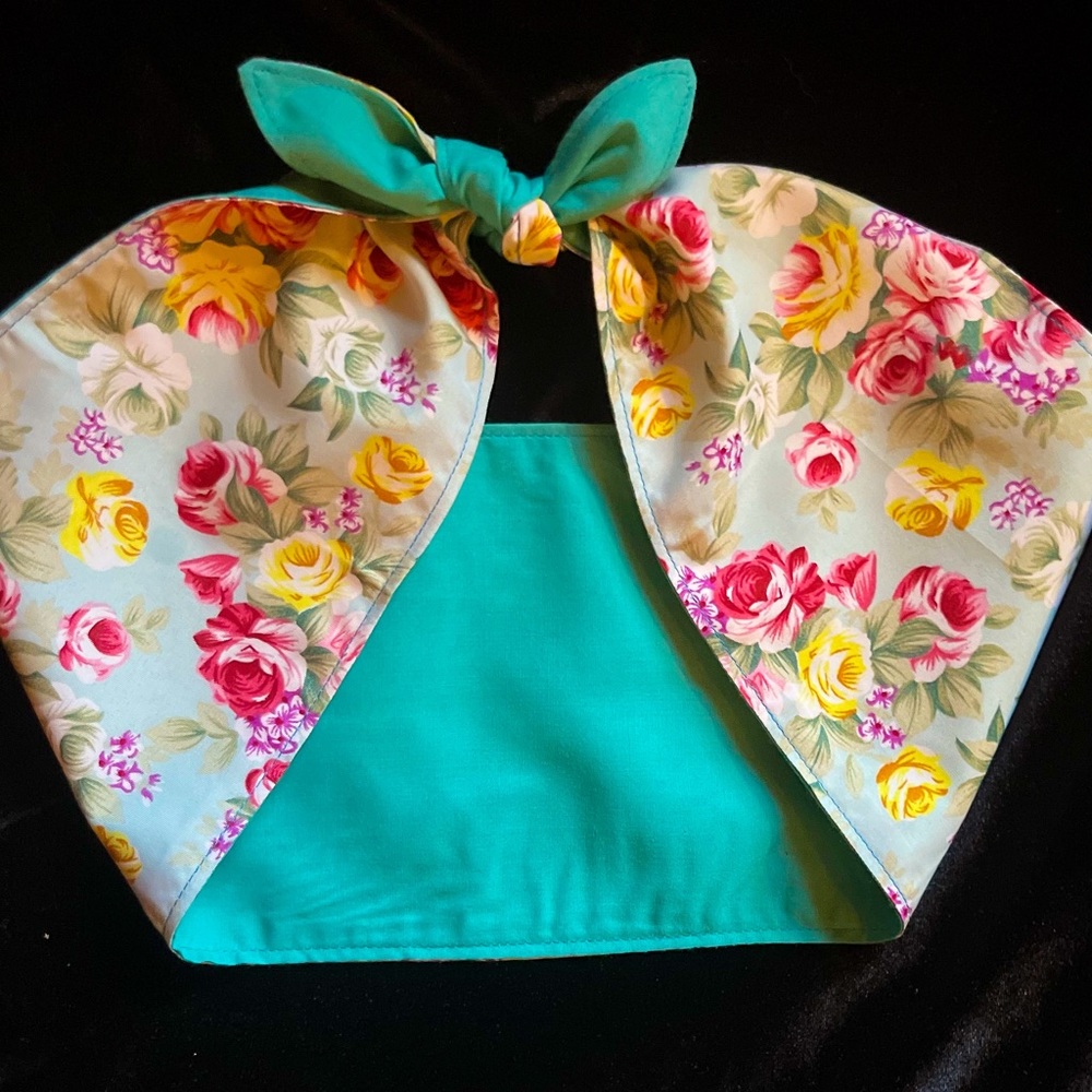 4” Wide Hair Wrap Pinup Vintage Retro Style 50s Rockabilly and Reversible too!